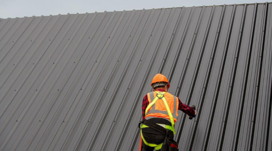 Professional metal roof installation services in Hart, MI